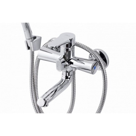 FAUZT FZS-243-B101 bathtub mixer, single-leaf, pour 170 mm, watering can, chrome-1