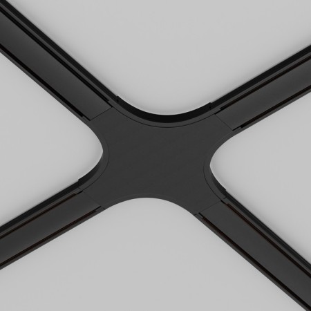 The X-shaped power connector for the Technical tra084CX-11B, 11x11x0.7 cm, black color is black-2