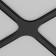 The X-shaped power connector for the Technical tra084CX-11B, 11x11x0.7 cm, black color is black