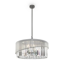 Люстра Freya FR5170PL-08N Eclipse, 560х560х920 мм, E14, 8х40Вт, цвет хром