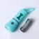 A container with a flashlight, cleaning packages for dogs (roll 15 pcs), blue