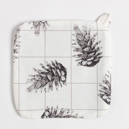 Set of kitchen Ethel Merry Christmas: mittens 20x27 cm, take 19x19 cm, 100% HL-3