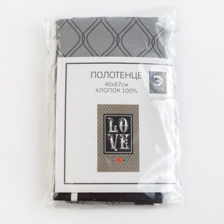 Ethel towel Love is All Around 40x67 cm, 100% HL, sarzha 190 g/m2-8