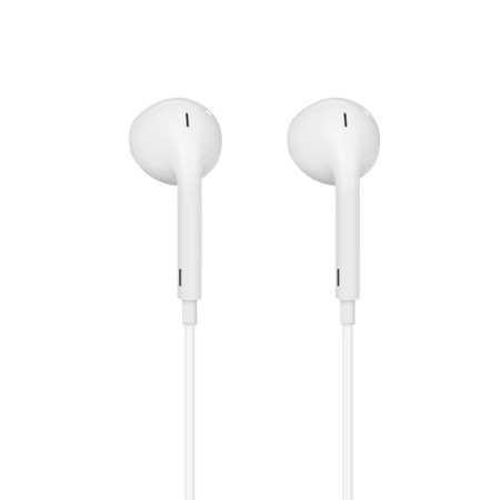 Hoco L7 headphones, wired, inserts, microphone, Lightning, 1.2 m, white-4
