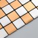 Interior sticker "Chess pattern" silver-bronza 30x30 cm