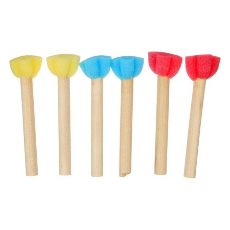 Set of sponge brushes, 6 pieces