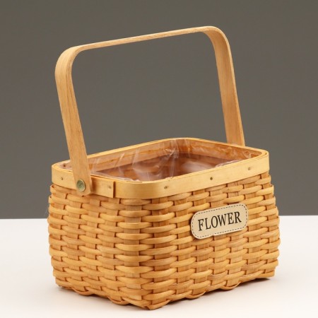 Playfish basket, 18 x 13 x 11/23.5 cm, sequoia