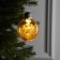 Christmas ball "2023", batteries, 1 LED, glow warm white