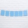 Girland for photos with clothespins "Blue", 6 pcs.