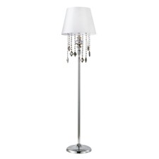 Krystal Lux floor lamp, Mercedes 0950/601, E27, 1x60 W, 150x38x38 cm, chromium color