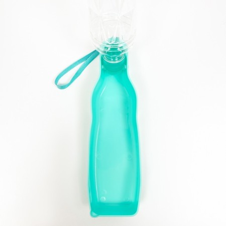 Walking auto -pound with a curly bottle, 450 ml, turquoise-2