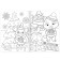 Coloring New Year's set “A holiday comes to us”, 6 pcs 12 pcs.