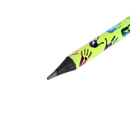 Pencil Blackographic hardness of the NV "Hands" with an eraser, sharpened, round, mix-10