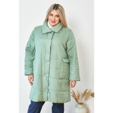 Female coat, size 56, green color