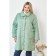 Female coat, size 56, green color