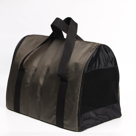 Animal bag “Tunnel”, nylon, 49 x 31 x 35 cm, green