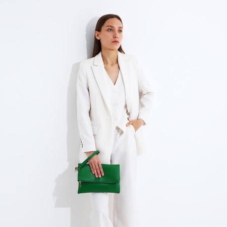 Bag-clate on the magnet, strap on the wrist, green color-7