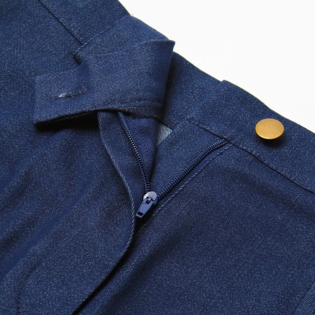 Women's skirt Minaku: Jeans Collection Blue Blue, Rr. 44-8