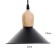 Trick lamp "Kiva" E27 40W Black 22x22x21-121cm