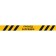 The fence “Passage is prohibited” 250 m, black and yellow, width 7.5 cm, thickness 50 μm