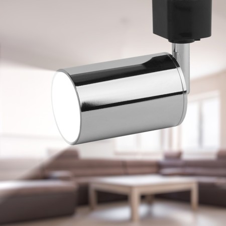 Single-phase track lamp TR14-gU10 CH under the lamp mr16 chrome
