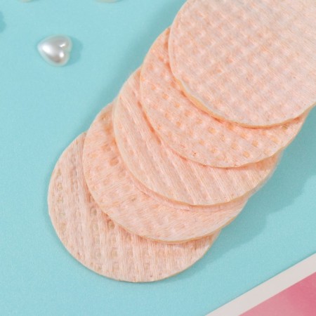 Orange cotton pads 50 pcs in the p/e package-2
