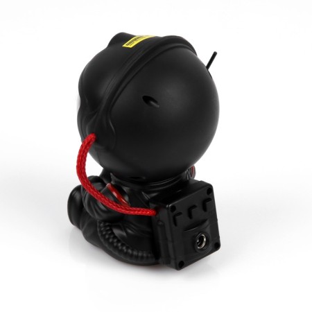 Light device "Cosmonaut with a star" 13 cm, glow of RGB, remote control, 5 V, black-5