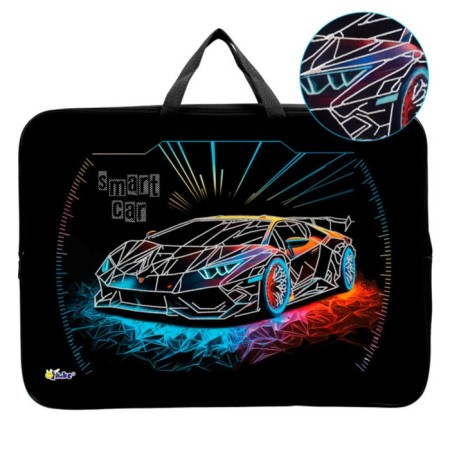 Folder A3 with handles Textile 75 mm 475*345 mm PMD 3-22-4 MART SMART CAR (braid) foil 72965