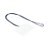 Badge horizontal, external 94x80 mm, internal 87x54 mm, on a blue lace 40cm