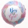Foil ball 18 "Boy or Girl?, Circle, with a substrate