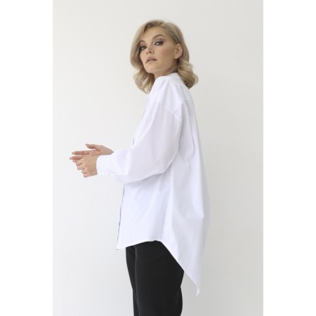 Women's shirt with asymmetric back, size 46-48-2