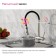 IDDIS ACE kitchen mixer with filter and flexible pink, Satin color