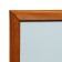 Magnetic-marker board A3, 30x45 cm, calligrata, in a wooden frame (dark stain)