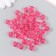 Beads Plastic "Crystal Multicurler. Amaranth" Transparent set of 20 g 1x1x1 cm
