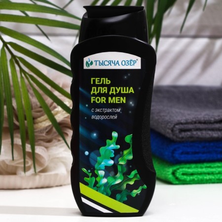Shower gel "Thousand Lakes" for Men, with algae extract, 250 ml-2