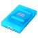External case for HDD/SSD AGESTAR 3UBCP1-6G SATA USB3.0, plastic, blue, 2.5 "
