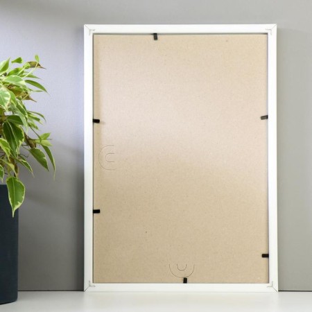 Photo frame plastic 21x30 cm (500) white-3