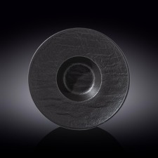 Deep plate Wilmax England Slate Stone, D = 27 cm, 250 ml, Black slate color