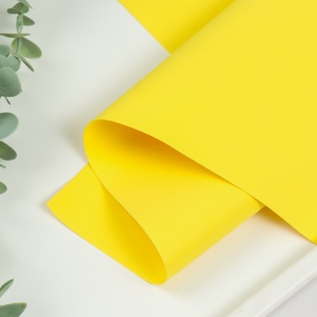 Foamiran 1 mm 60x70 cm, yellow