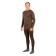 Thermal underwear is men's Pride Pointer, polyester, brown, rr 48-50 growth 182-188