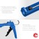 Pistol for sealant of the bison 06627, semi -corps, anticapal system, 310 ml