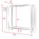 Stage-Column for Flora flowers, 49x59x23 cm, gray-yellow