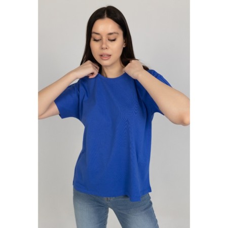 Jumper female ise, size 50 cm, blue color-4
