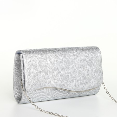 Female bag on a magnet, silver color-2
