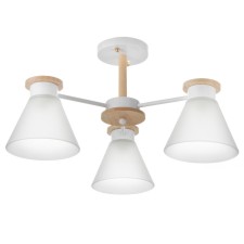 Chandelier 2180/3 E27 40W white 48x48x28 cm Bayerlux