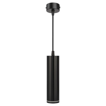 Suspension lamp PL19 BK MR16 GU10 Ceiling cylinder, black color-3