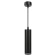 Suspension lamp PL19 BK MR16 GU10 Ceiling cylinder, black color