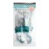 Aquant siphon for washing, 3 1/2 "x40 mm, straight -up/round overflows, corrugation 40/50 mm, black grill