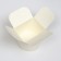 China-Box with a round bottom, white, 700 ml