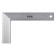 Steel Denzel 32396, stainless steel, graduation, 250 mm